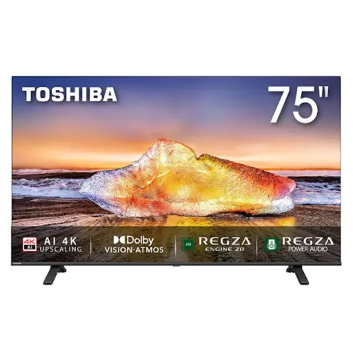 Téléviseur AndroÏde Toshiba 4k UHD 75''série C350